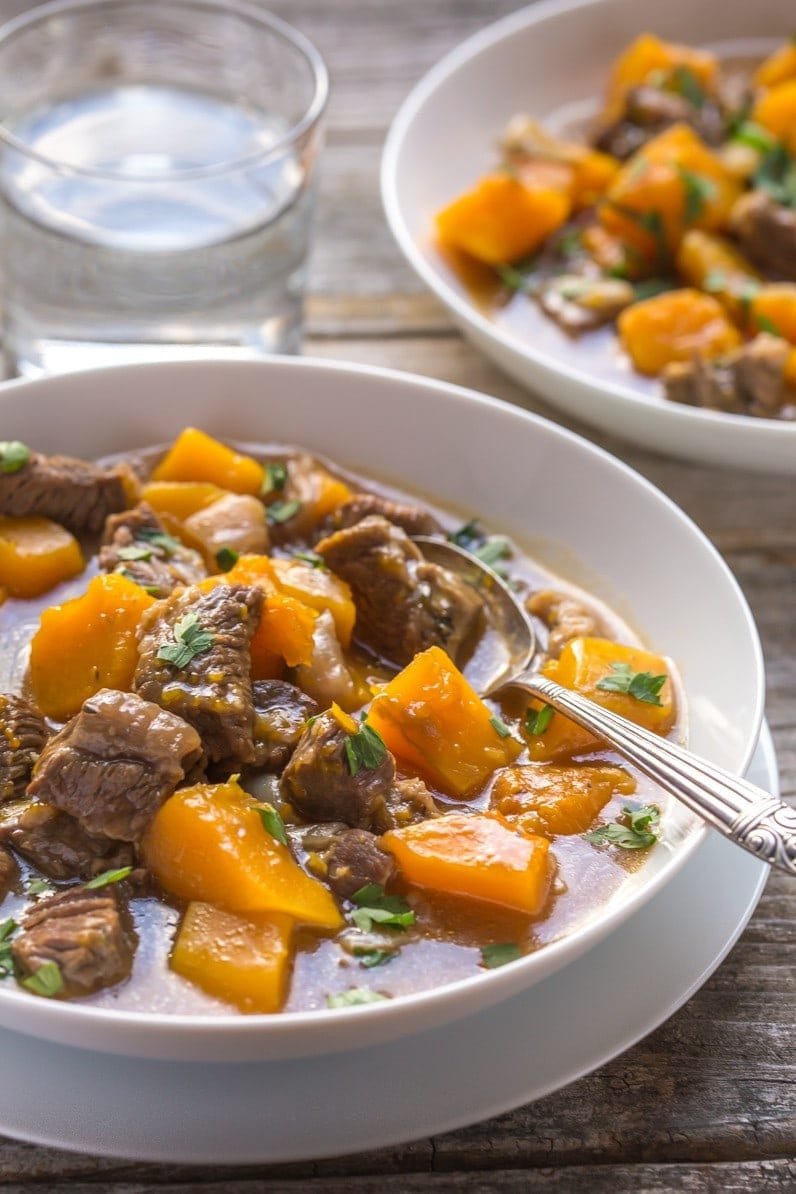 Butternut Squash Stew
 Healthy Beef and Butternut Squash Stew