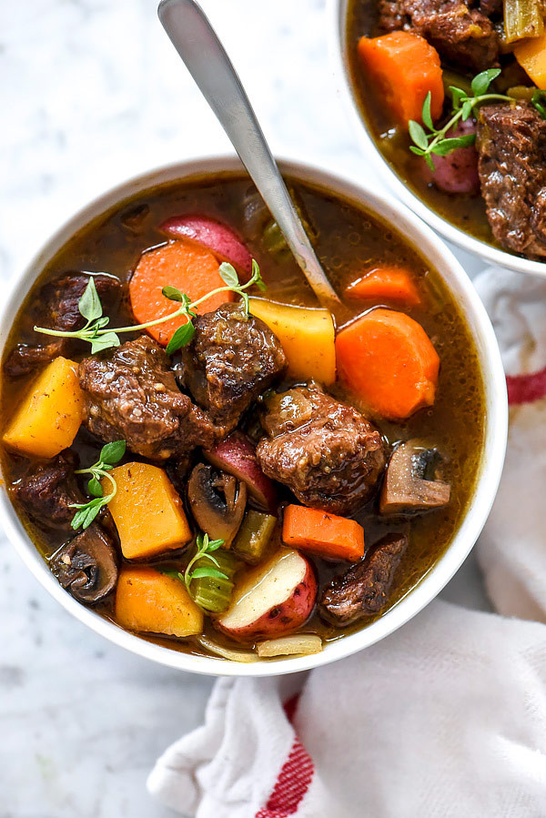 Butternut Squash Stew
 Beef Stew with Butternut Squash Instant Pot Slow Cooker