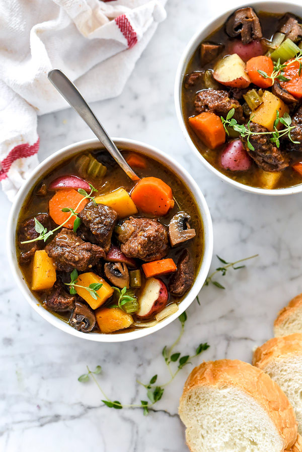 Butternut Squash Stew
 Beef Stew with Butternut Squash Instant Pot Slow Cooker