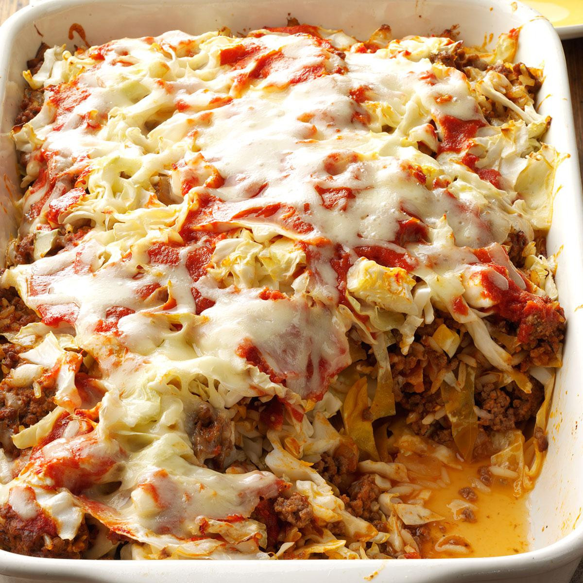 Cabbage Casserole Recipes
 Cabbage Roll Casserole Recipe