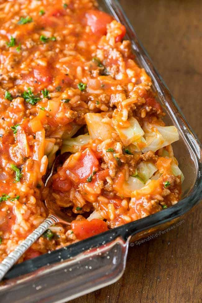 Cabbage Casserole Recipes
 lazy man s stuffed cabbage casserole