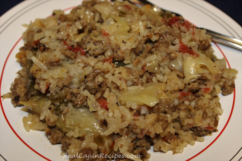 Cabbage Casserole With Ground Beef And Rice
 Cabbage Meat and Rice Casserole Rice Cooker