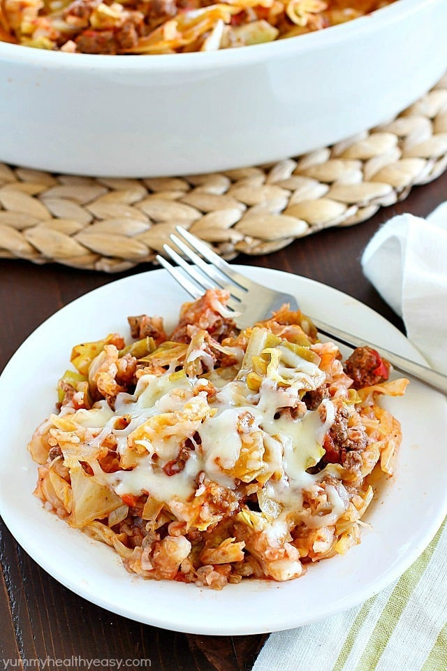 Cabbage Casserole With Ground Beef And Rice
 Beef Cabbage Roll Casserole Yummy Healthy Easy