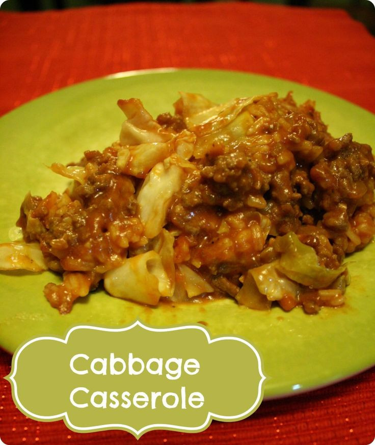Cabbage Casserole With Ground Beef And Rice
 Cabbage Casserole is easy and tasty A mixture of ground