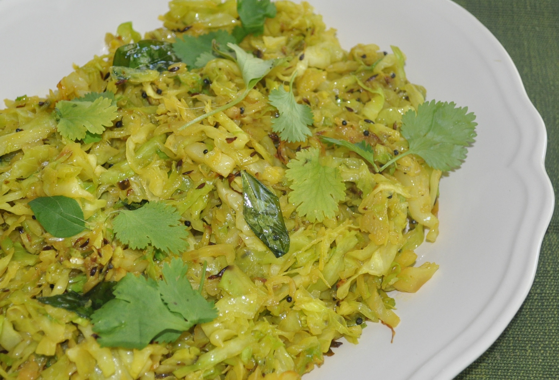 Cabbage Recipes Indian
 Quick Indian Style Cabbage