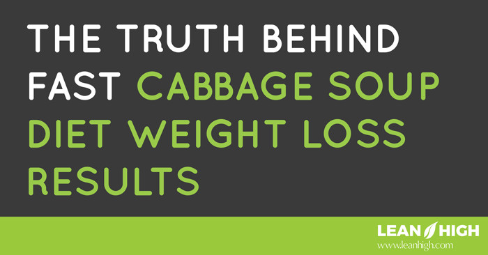 Cabbage Soup Diet Results
 The truth behind rapid cabbage soup t weight loss results