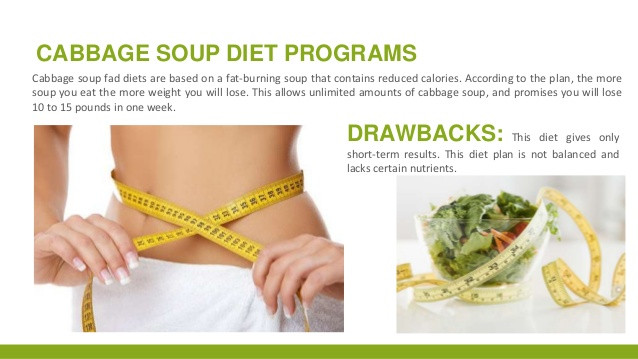 Cabbage Soup Diet Results
 Fat and Fad Diets