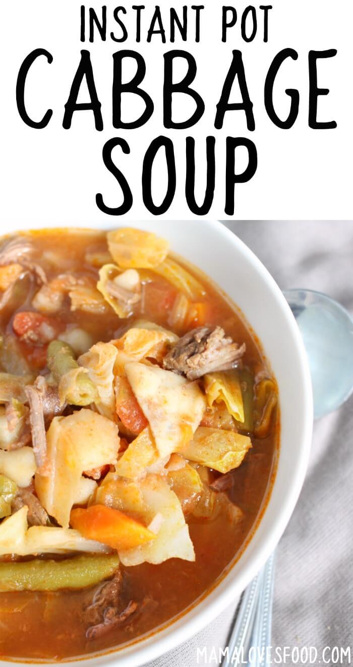 Cabbage Soup Instant Pot
 Cabbage Soup in the Instant Pot Mama Loves Food