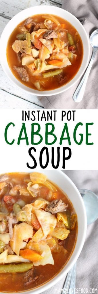 Cabbage Soup Instant Pot
 Cabbage Soup in the Instant Pot Mama Loves Food