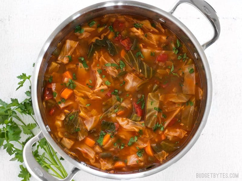 Cabbage Soup Recipe
 "All You Can Eat" Cabbage Soup Ve arian Bud Bytes