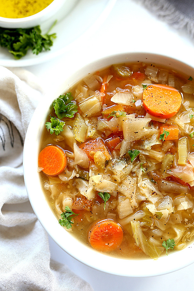 Cabbage Soup Recipe Diet
 Cabbage Soup Diet Recipe In A Spicy Miso Broth