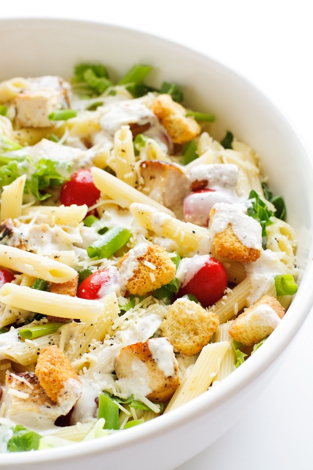 Caesar Pasta Salad
 Creamy Chicken Caesar Pasta Salad Recipe