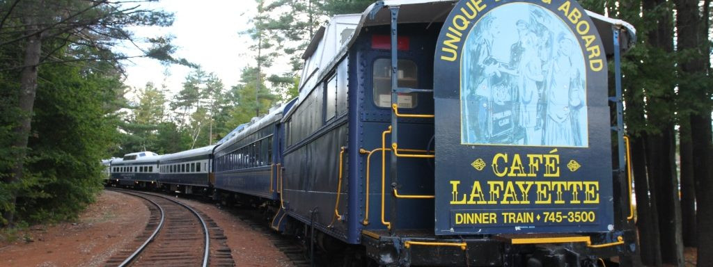 Cafe Lafayette Dinner Train
 Railroad Adventure to Vermont and New Hampshire