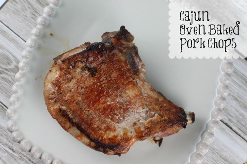 Cajun Pork Chops
 Cajun Oven Baked Pork Chops BargainBriana