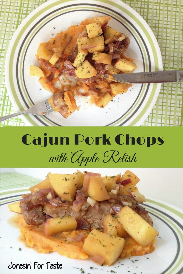 Cajun Pork Chops
 Cajun Pork Chops with Apple Relish