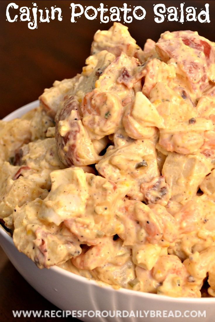 Cajun Potato Salad
 Cajun Shrimp Potato Salad perfect for a Mardi Gras side