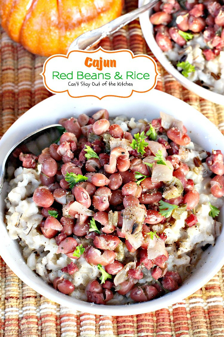 Cajun Red Beans And Rice
 Cheesy Chicken Broccoli and Rice Bake Can t Stay Out of