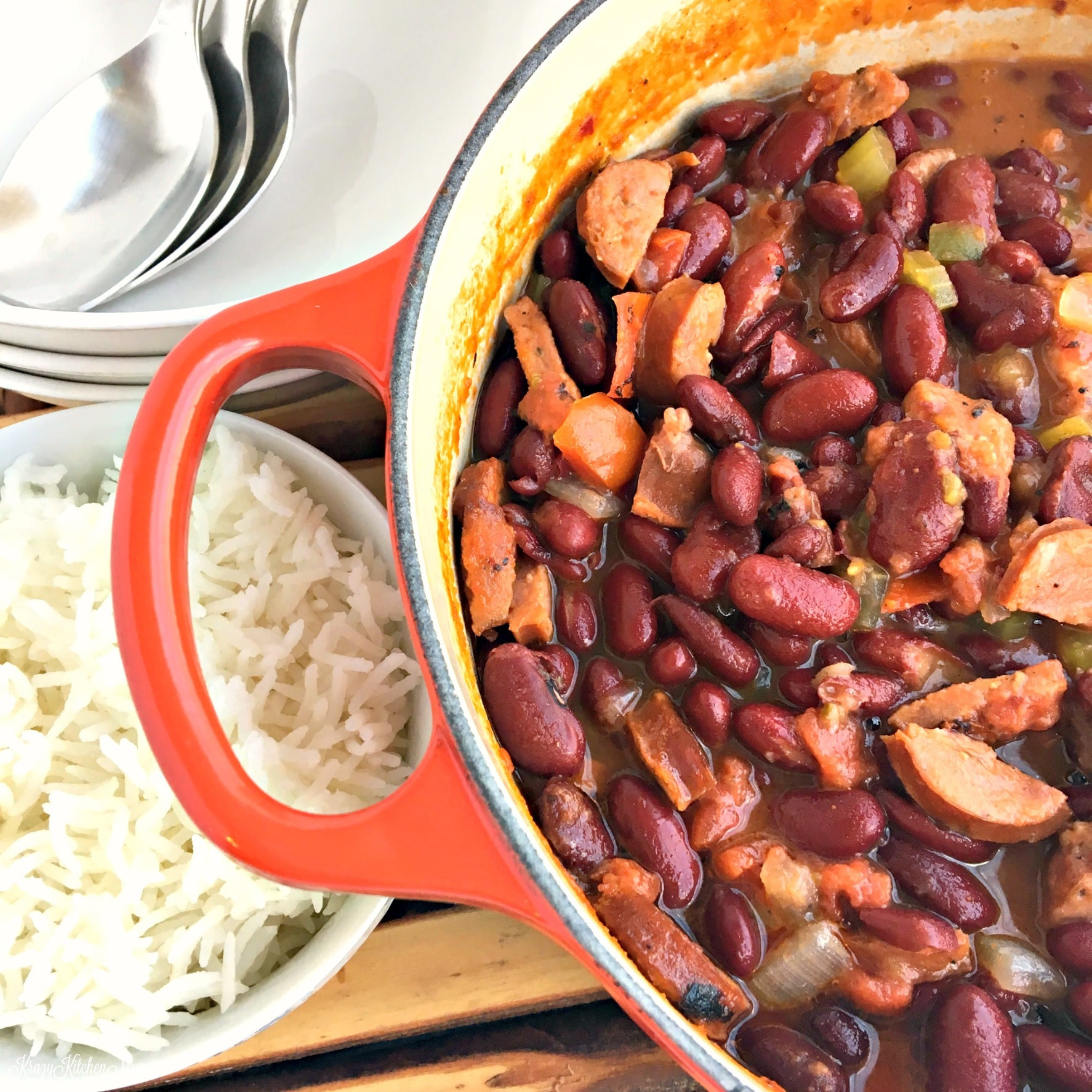 Cajun Red Beans And Rice
 Cajun Red Beans and Rice Krazy Kitchen Mom