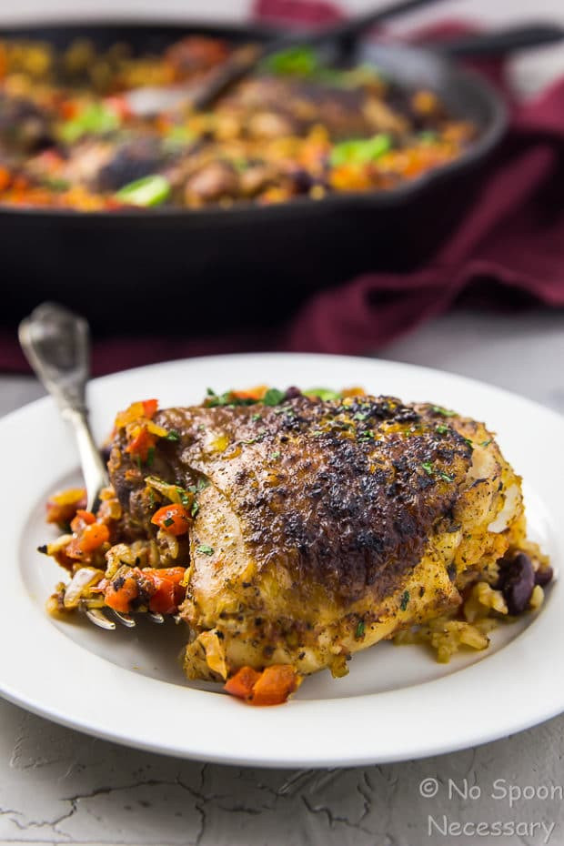 Cajun Red Beans And Rice
 Skillet Cajun Chicken with Red Beans & Rice No Spoon