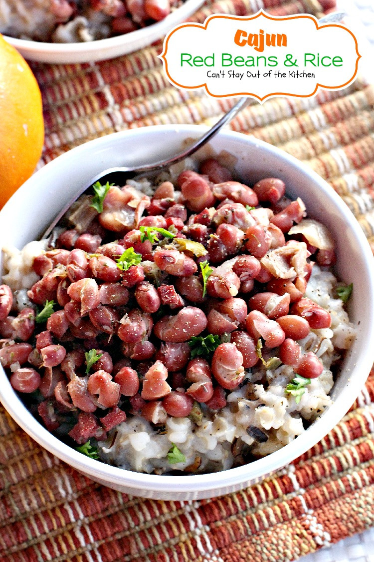 Cajun Red Beans And Rice
 Cajun Red Beans and Rice Can t Stay Out of the Kitchen