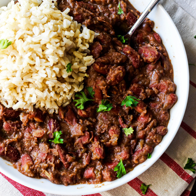 Cajun Red Beans And Rice
 Cajun Style Vegan Red Beans and Rice