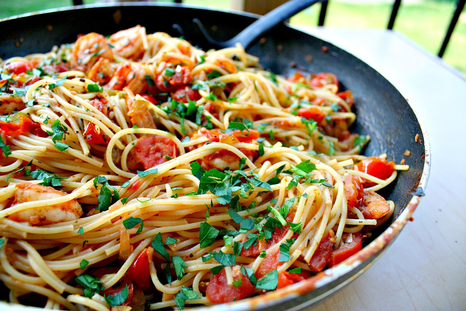 Cajun Shrimp Pasta
 Spicy Cajun Shrimp Pasta