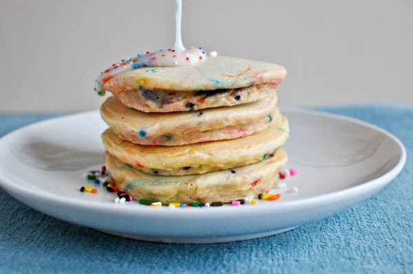 Cake Batter Pancakes
 Cake Batter Pancakes