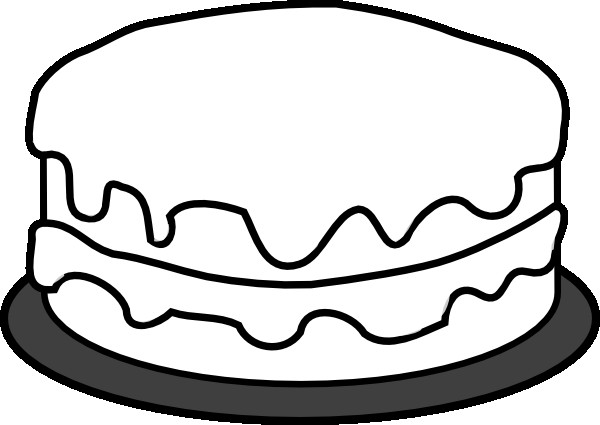 Cake Clipart Black And White
 Cake Clip Art at Clker vector clip art online