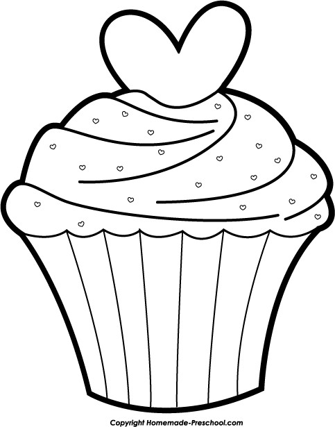 Cake Clipart Black And White
 Cake black and white cup cake clipart black and white