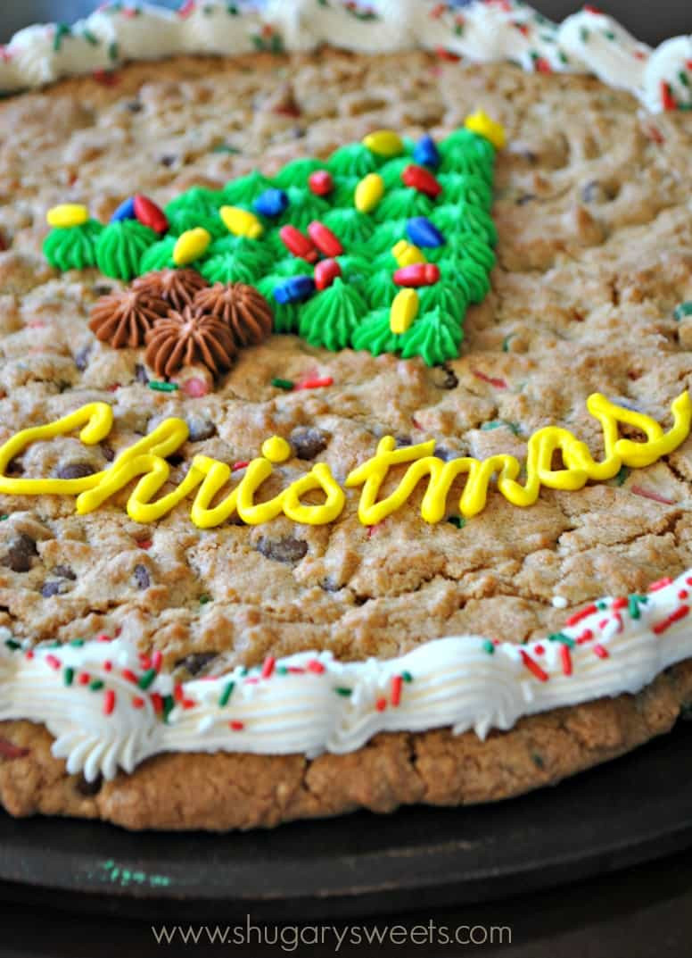 Cake Cookie Recipe
 Christmas Cookie Cake Shugary Sweets