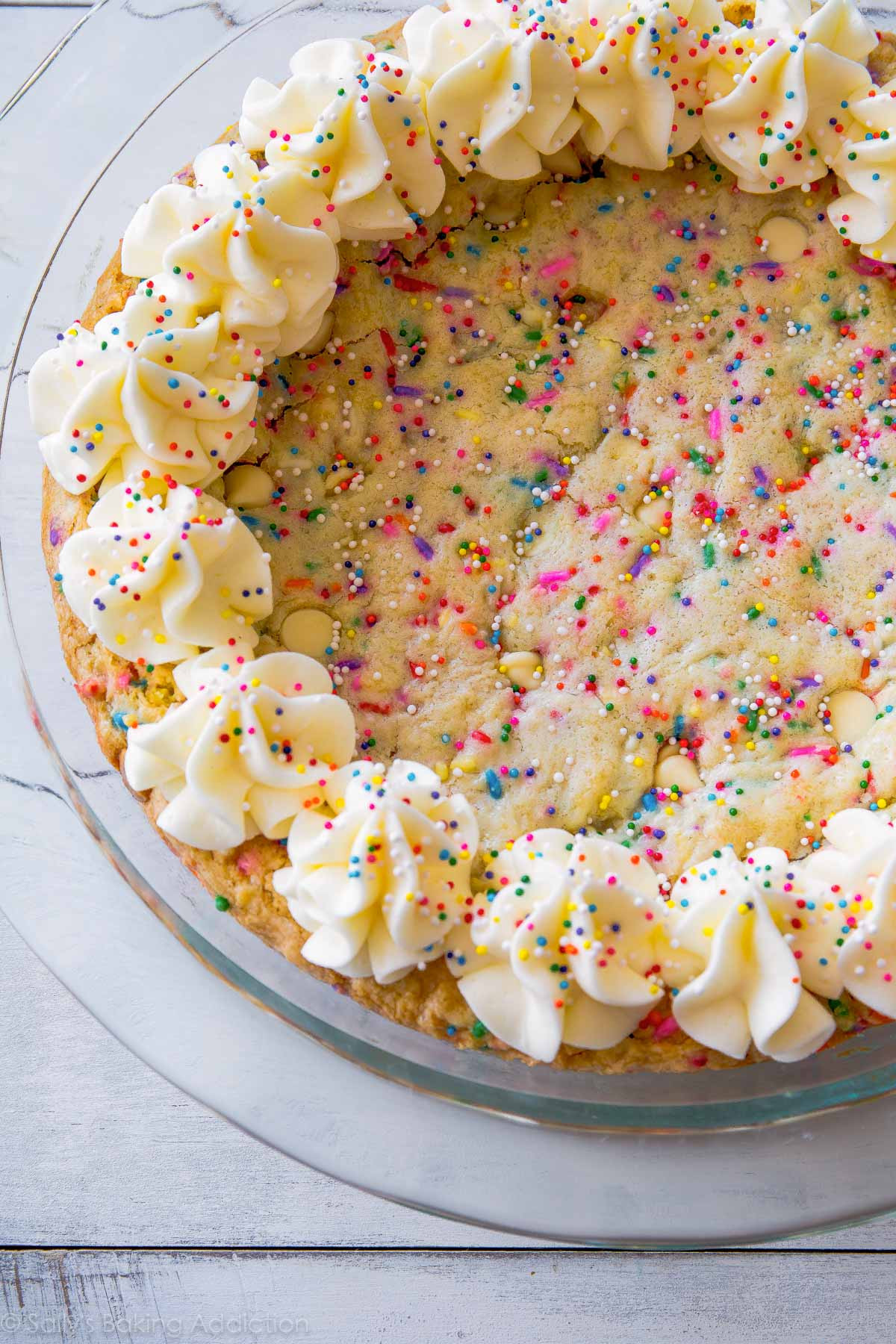 Cake Cookie Recipe
 Funfetti Sugar Cookie Cake Sallys Baking Addiction