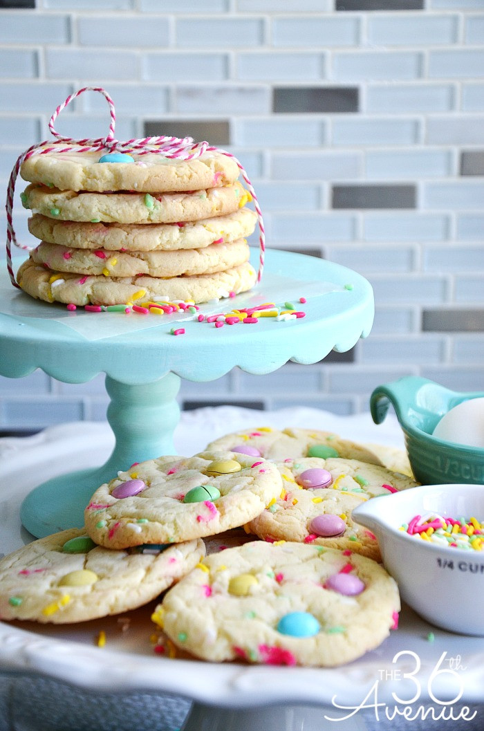 Cake Cookie Recipe
 Cookie Recipes Funfetti Cake Mix Cookies The 36th AVENUE