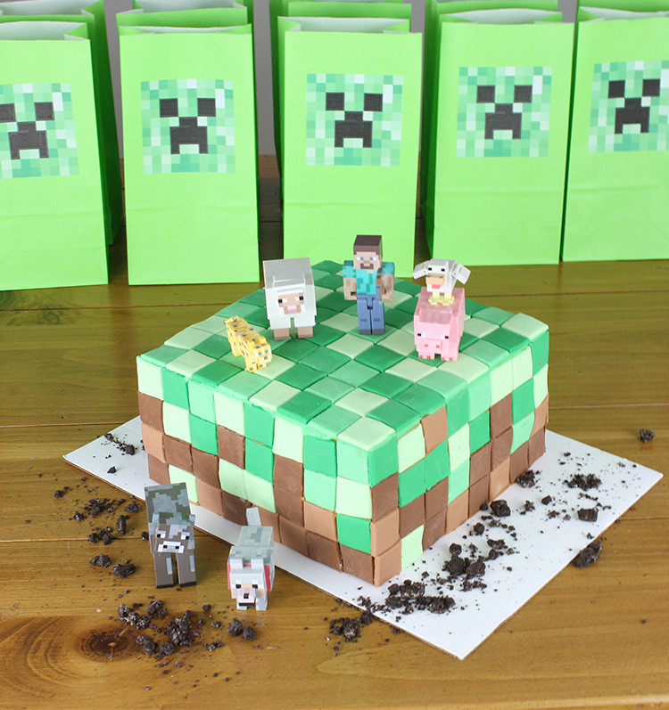 Cake Crafting Recipe
 Minecraft Cake • Christina Williams