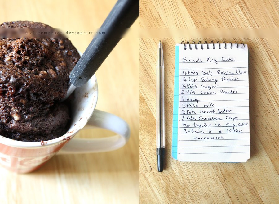 Cake In A Mug Recipe
 Five Minute Chocolate Mug Cake Recipe — Dishmaps