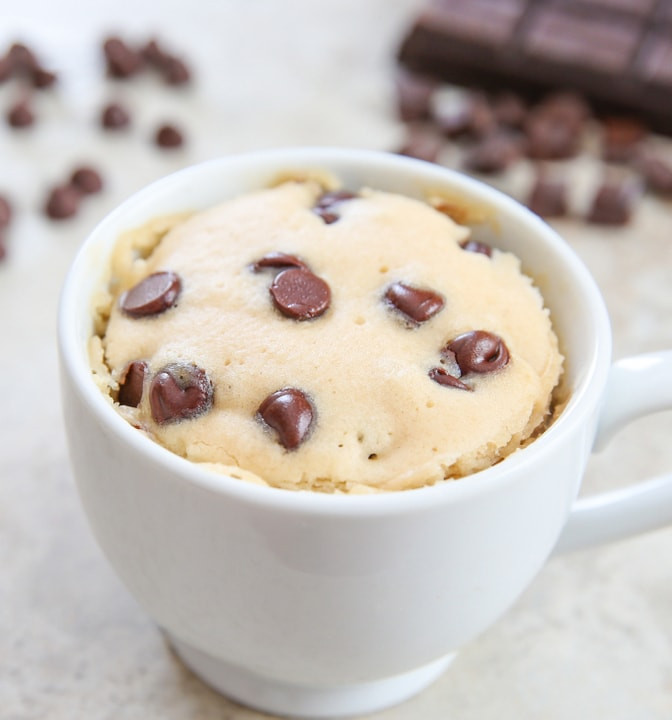 Cake In A Mug Recipe
 Chocolate Chip Mug Cake Kirbie s Cravings