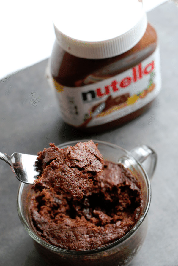 Cake In A Mug Recipe
 Super easy to make Nutella Mug Cake Recipe