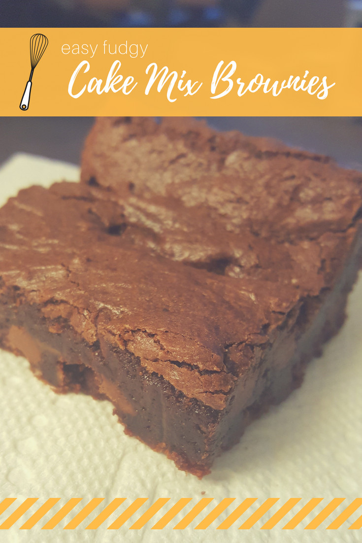 Cake Mix Brownies
 Easy Fudgy Cake Mix Brownies recipe