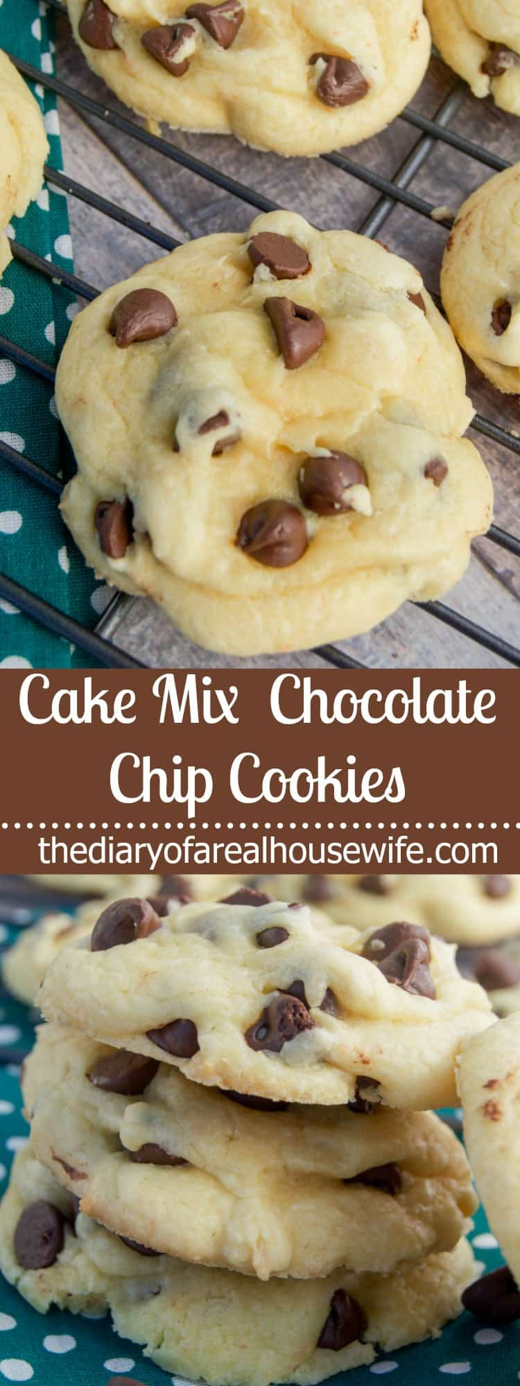 Cake Mix Chocolate Chip Cookies
 Cake Mix Chocolate Chip Cookies The Diary of a Real