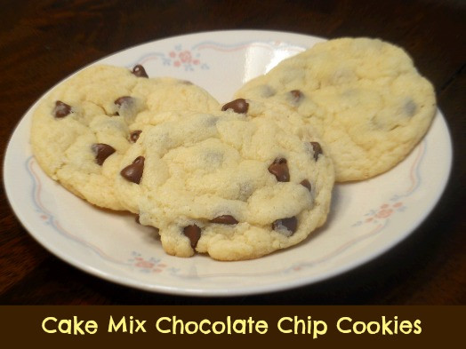Cake Mix Chocolate Chip Cookies
 Cake Mix Chocolate Chip Cookies