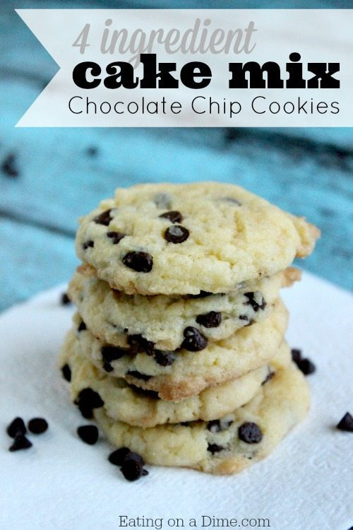 Cake Mix Chocolate Chip Cookies
 Cake Mix Chocolate Chip Cookie Recipe Cake Mix chocolate