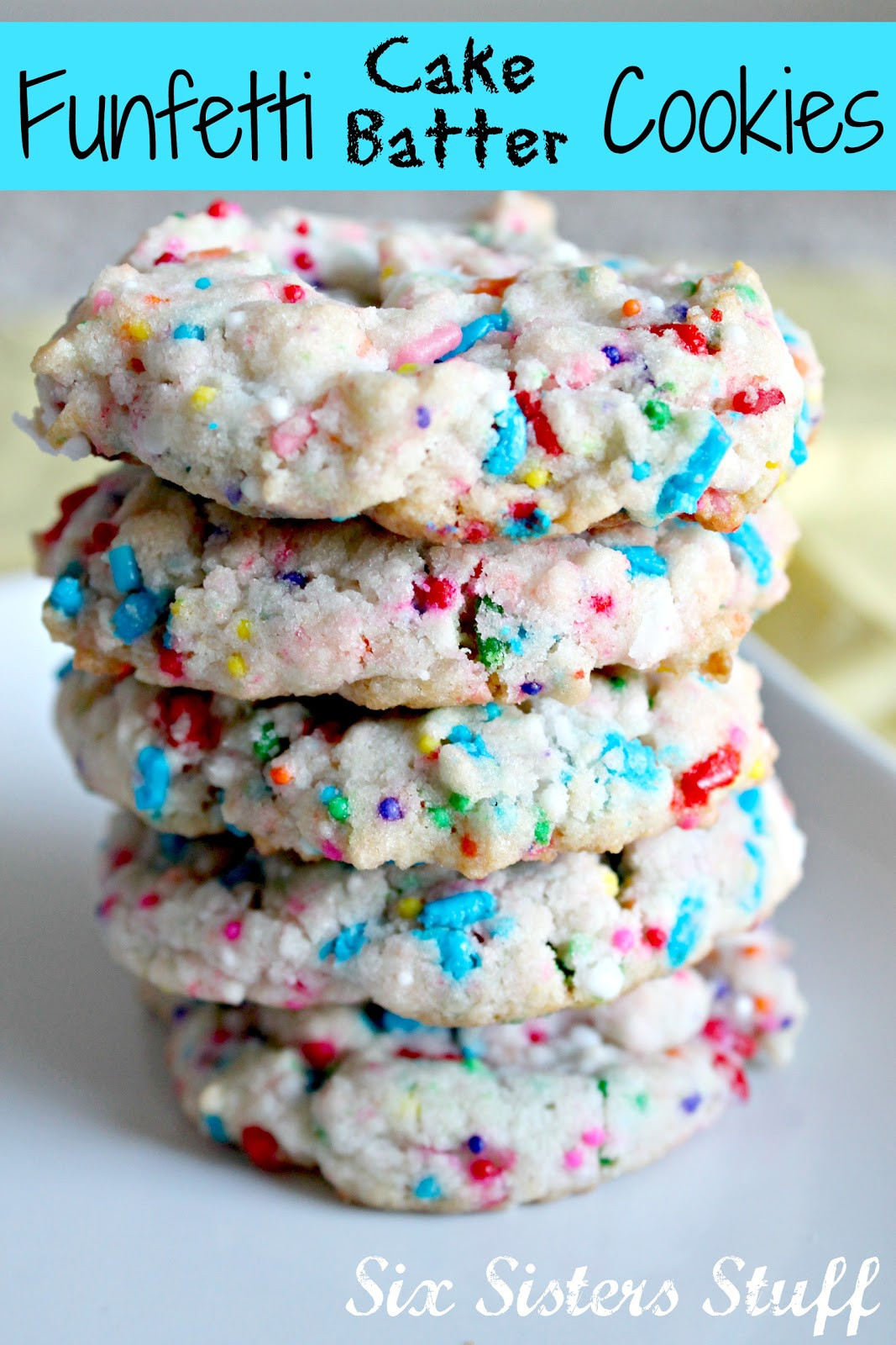 Cake Mix Cookie Recipe
 Funfetti Cake Batter Cookies