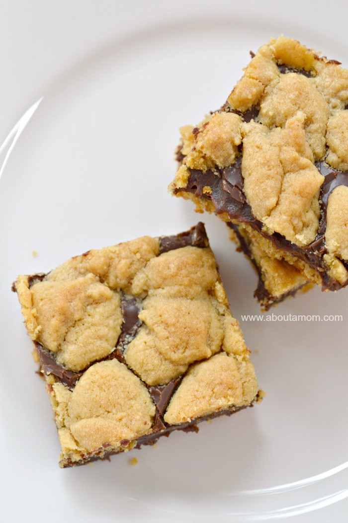 Cake Mix Cookies With Butter
 Chocolate Peanut Butter Cake Mix Cookie Bars About A Mom