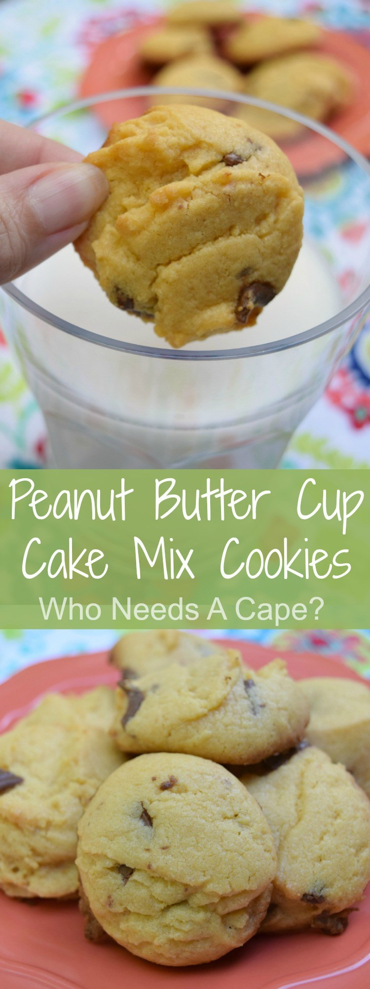 Cake Mix Cookies With Butter
 Peanut Butter Cup Cake Mix Cookies Who Needs A Cape