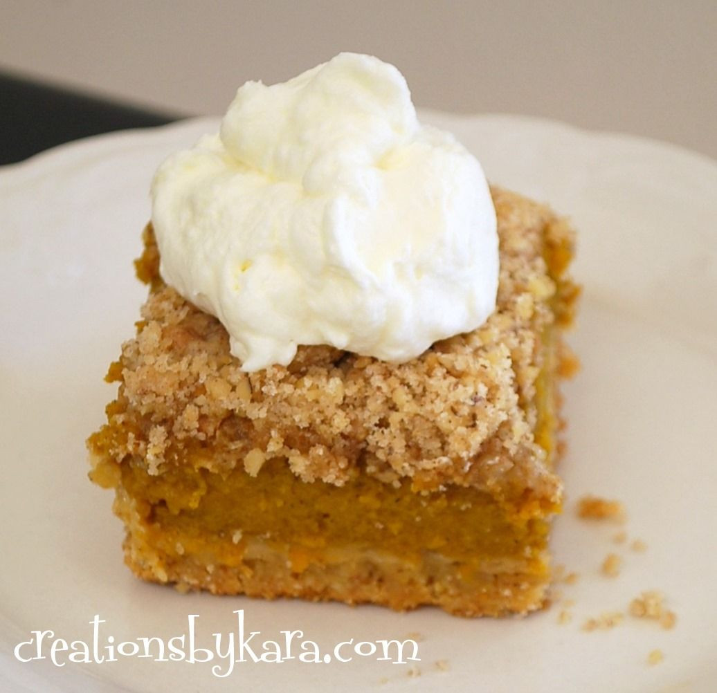 Cake Mix Desserts
 Recipe for pumpkin dessert that starts with a cake mix My