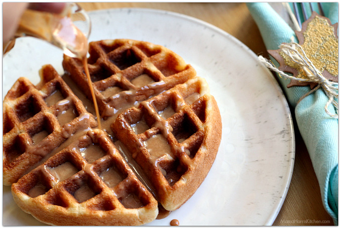 Cake Mix Waffles
 Caramel Apple Cake Mix Waffles