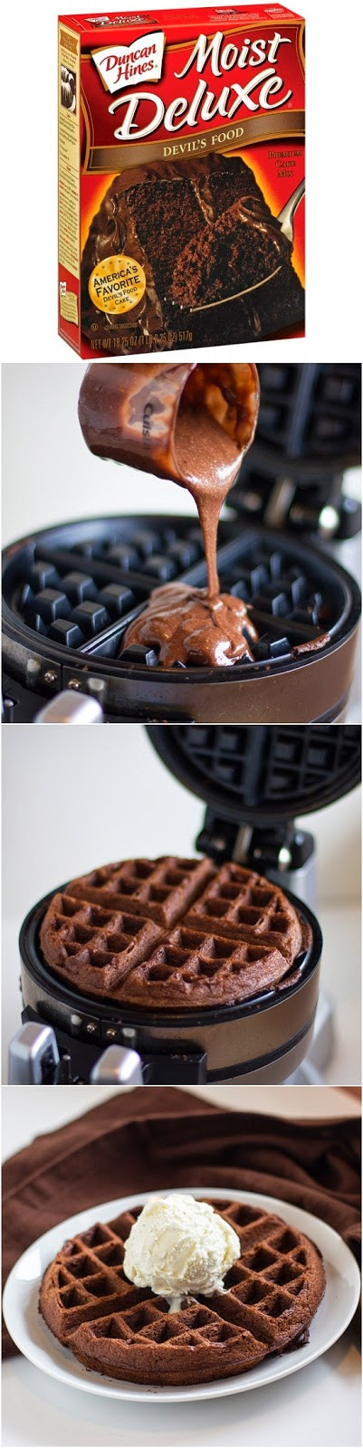 Cake Mix Waffles
 Cake Mix Waffles