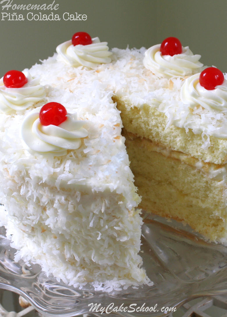 Cake Recipe From Scratch
 Piña Colada Cake Recipe from Scratch