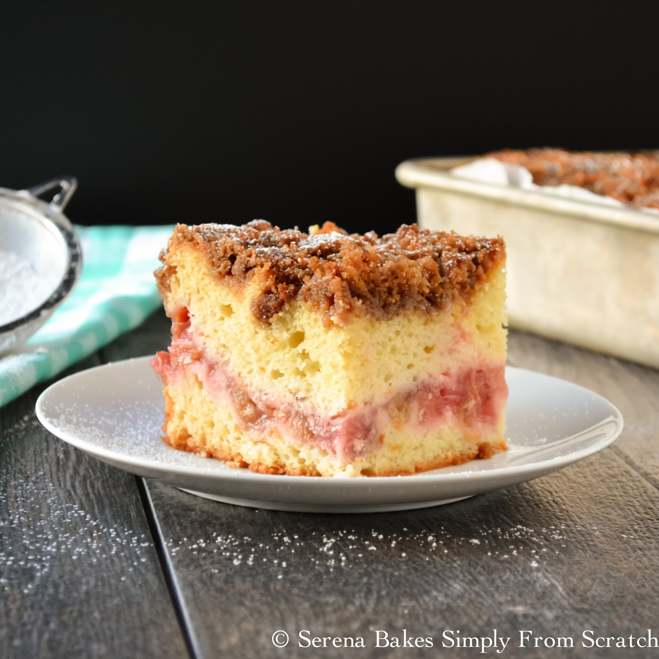 Cake Recipes From Scratch
 Strawberry Rhubarb Coffee Cake