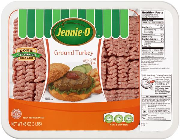 Calories Ground Turkey
 Jennie O Ground Turkey