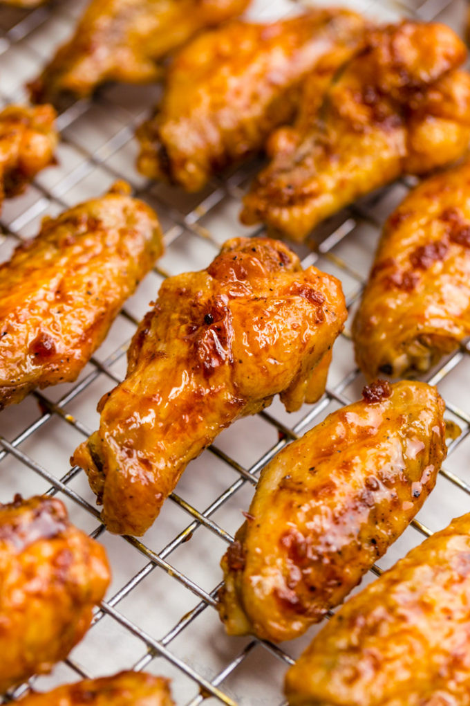 Calories In Baked Chicken Wings
 Crispy Oven Baked Chicken Wings Easy Peasy Meals